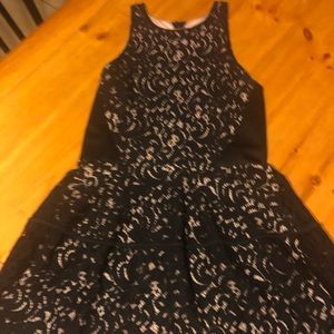 Black and nude dress